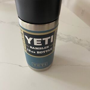 YETI Rambler 12 oz Bottle in Blue and Silver